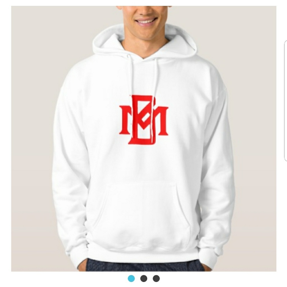 Unofficial MB Logo Hoodie (Wht/Red)